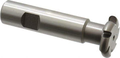 Keo - 1/8" Radius, 1/4" Circle Diam, 1-1/4" Cutter Diam, Shank Connection, Convex Radius Cutter - 3/4" Shank Diam, 3-1/2" OAL, High Speed Steel, Uncoated, 6 Teeth, Weldon Flat - USA Tool & Supply