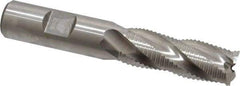 Niagara Cutter - 5/8" Diam, Fine Pitch, 1-5/8" LOC, 4 Flute Cobalt Roughing Square End Mill - Uncoated, 3-3/4" OAL, 5/8" Shank Diam, Single End, 30° Helix - USA Tool & Supply