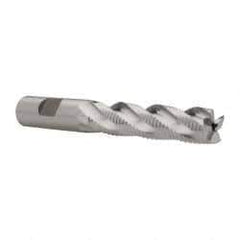 Niagara Cutter - 5/8" Diam, Fine Pitch, 2-1/2" LOC, 4 Flute Cobalt Roughing Square End Mill - Uncoated, 4-5/8" OAL, 5/8" Shank Diam, Single End, 30° Helix - USA Tool & Supply