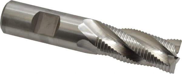 Niagara Cutter - 3/4" Diam, Fine Pitch, 1-5/8" LOC, 4 Flute Cobalt Roughing Square End Mill - Uncoated, 3-7/8" OAL, 3/4" Shank Diam, Single End, 30° Helix - USA Tool & Supply