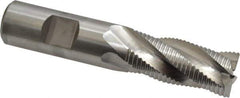 Niagara Cutter - 3/4" Diam, Fine Pitch, 1-5/8" LOC, 4 Flute Cobalt Roughing Square End Mill - Uncoated, 3-7/8" OAL, 3/4" Shank Diam, Single End, 30° Helix - USA Tool & Supply