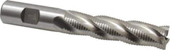 Niagara Cutter - 3/4" Diam, Fine Pitch, 3" LOC, 4 Flute Cobalt Roughing Square End Mill - Uncoated, 5-1/4" OAL, 3/4" Shank Diam, Single End, 30° Helix - USA Tool & Supply