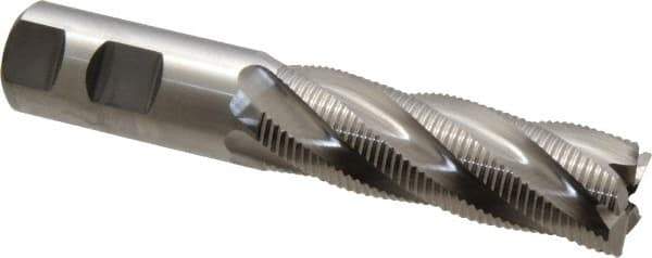 Niagara Cutter - 1" Diam, Fine Pitch, 3" LOC, 5 Flute Cobalt Roughing Square End Mill - Uncoated, 5-1/2" OAL, 1" Shank Diam, Single End, 30° Helix - USA Tool & Supply