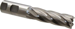 Niagara Cutter - 1" Diam, Fine Pitch, 3" LOC, 5 Flute Cobalt Roughing Square End Mill - Uncoated, 5-1/2" OAL, 1" Shank Diam, Single End, 30° Helix - USA Tool & Supply