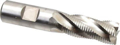 Niagara Cutter - 3/4" Diam, Fine Pitch, 1-5/8" LOC, 4 Flute Cobalt Roughing Square End Mill - Uncoated, 3-7/8" OAL, 3/4" Shank Diam, Single End, Centercutting, 30° Helix - USA Tool & Supply