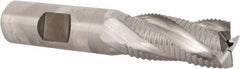 Niagara Cutter - 5/8" Diam, Fine Pitch, 1-1/4" LOC, 4 Flute Cobalt Roughing Square End Mill - Uncoated, 3-3/8" OAL, 5/8" Shank Diam, Single End, 30° Helix - USA Tool & Supply