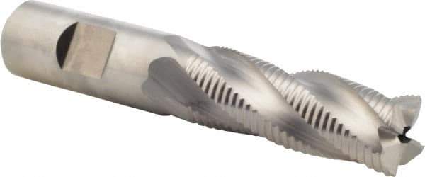 Niagara Cutter - 3/4" Diam, Fine Pitch, 2" LOC, 4 Flute Cobalt Roughing Square End Mill - Uncoated, 4-1/4" OAL, 3/4" Shank Diam, Single End, 30° Helix - USA Tool & Supply