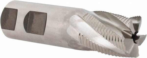 Niagara Cutter - 1" Diam, Fine Pitch, 1-1/8" LOC, 5 Flute Cobalt Roughing Square End Mill - Uncoated, 3-5/8" OAL, 1" Shank Diam, Single End, 30° Helix - USA Tool & Supply