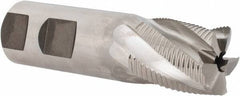 Niagara Cutter - 1" Diam, Fine Pitch, 1-1/8" LOC, 5 Flute Cobalt Roughing Square End Mill - Uncoated, 3-5/8" OAL, 1" Shank Diam, Single End, 30° Helix - USA Tool & Supply