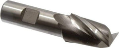 Niagara Cutter - 1", 1-1/2" LOC, 3/4" Shank Diam, 3-3/4" OAL, 2 Flute, Cobalt Square End Mill - Single End, Uncoated, Spiral Flute, 30° Helix, Centercutting, Right Hand Cut, Right Hand Flute, Series SP205 - USA Tool & Supply