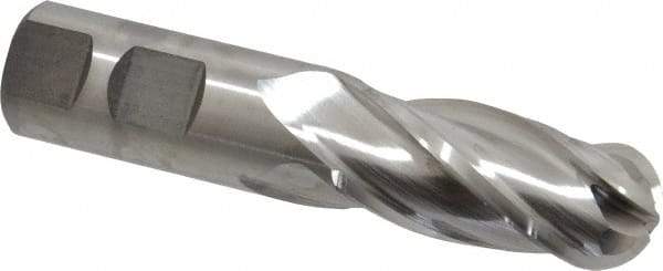 Niagara Cutter - 7/8" Diam, 1-7/8" LOC, 4 Flute Cobalt Ball End Mill - Uncoated, Single End, 4-1/8" OAL, 7/8" Shank Diam, Spiral Flute - USA Tool & Supply
