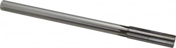 Made in USA - 0.652" Carbide-Tipped 6 Flute Chucking Reamer - USA Tool & Supply