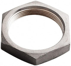Merit Brass - 3/8" Grade 316 Stainless Steel Pipe Locknut - FNPSL End Connections, 150 psi - USA Tool & Supply