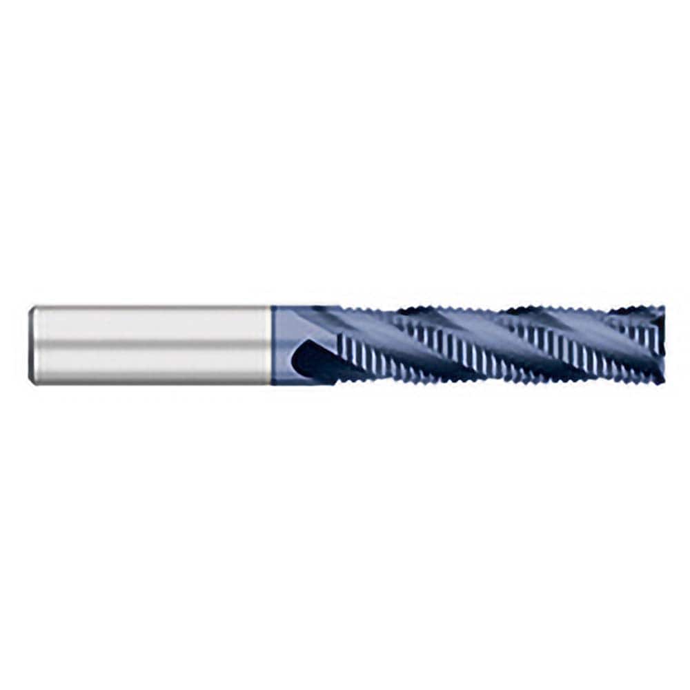 Titan USA - Roughing End Mills; Mill Diameter (Inch): 5/8 ; Mill Diameter (Decimal Inch): 0.6250 ; Number of Flutes: 4 ; Pitch: Fine ; Length of Cut (Inch): 2-1/2 ; Length of Cut (Decimal Inch): 2.5000 - Exact Industrial Supply