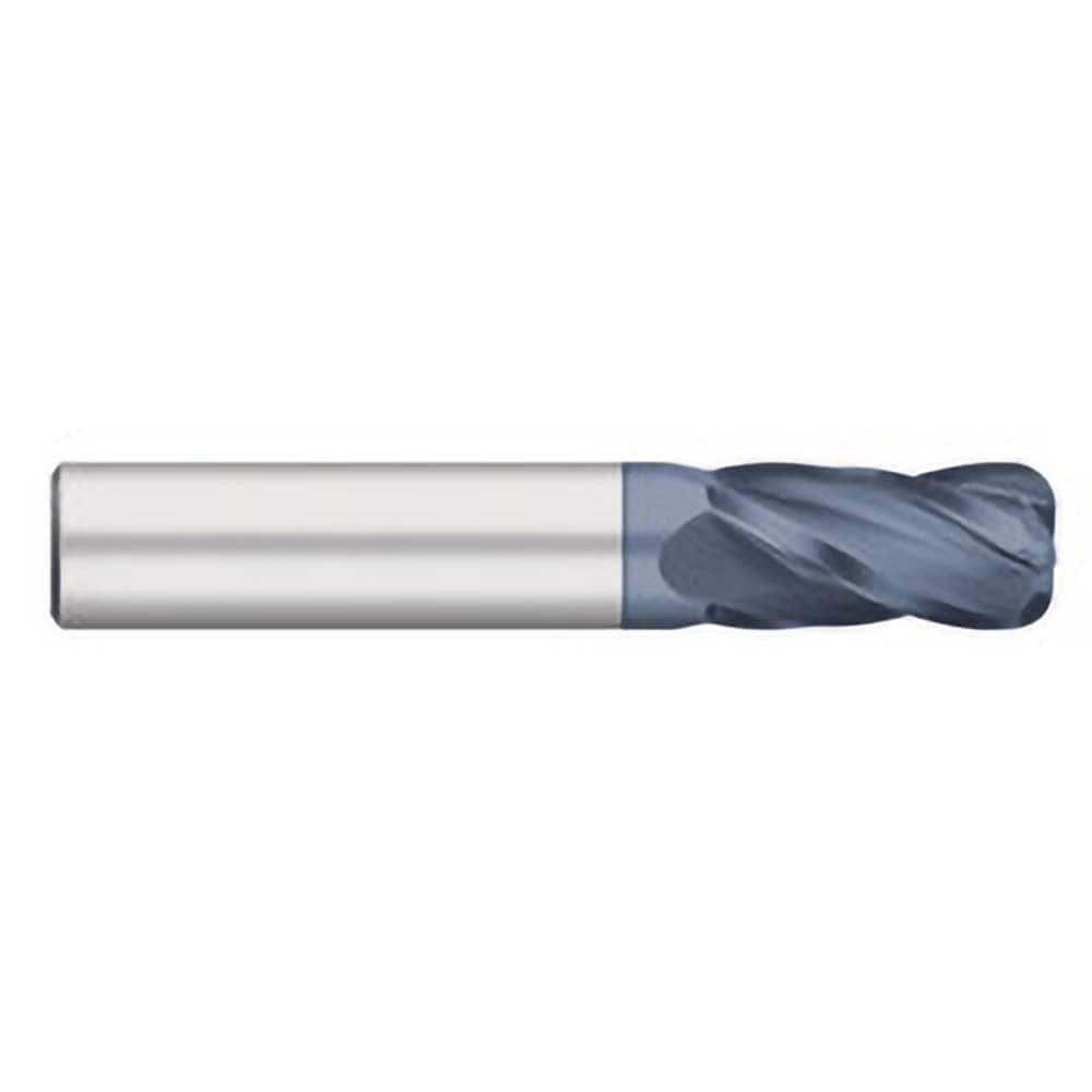 Titan USA - Corner Radius & Corner Chamfer End Mills; Mill Diameter (Inch): 1 ; Mill Diameter (Decimal Inch): 1.0000 ; End Type: Corner Radius ; Corner Radius (Inch): 1/8 ; Corner Radius (Decimal Inch): 0.1250 ; Number of Flutes: 4 - Exact Industrial Supply