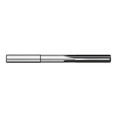 Chucking Reamer: 0.255″ Dia, 3″ OAL, 1″ Flute Length, Straight Shank, Solid Carbide 6 Flute