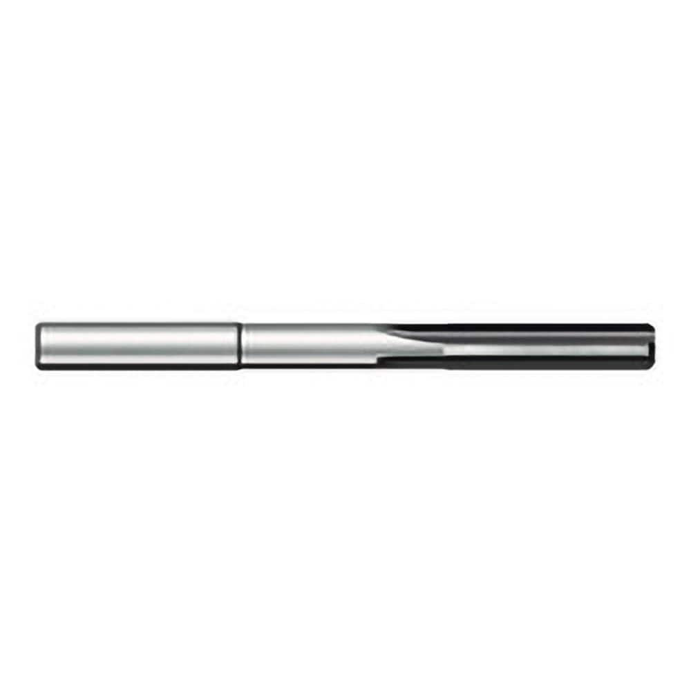 Chucking Reamer: 0.091″ Dia, 2″ OAL, 1/2″ Flute Length, Straight Shank, Solid Carbide 4 Flute