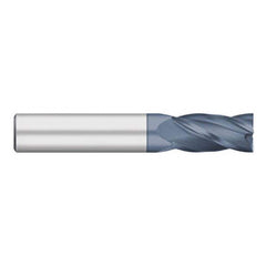 Titan USA - Square End Mills; Mill Diameter (Inch): 7/8 ; Mill Diameter (Decimal Inch): 0.8750 ; Number of Flutes: 4 ; Length of Cut (Inch): 1-1/2 ; Length of Cut (Decimal Inch): 1.5000 ; Material: Solid Carbide - Exact Industrial Supply