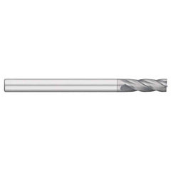 Titan USA - Square End Mills; Mill Diameter (Inch): 1 ; Mill Diameter (Decimal Inch): 1.0000 ; Number of Flutes: 4 ; Length of Cut (Inch): 4 ; Length of Cut (Decimal Inch): 4.0000 ; Material: Solid Carbide - Exact Industrial Supply