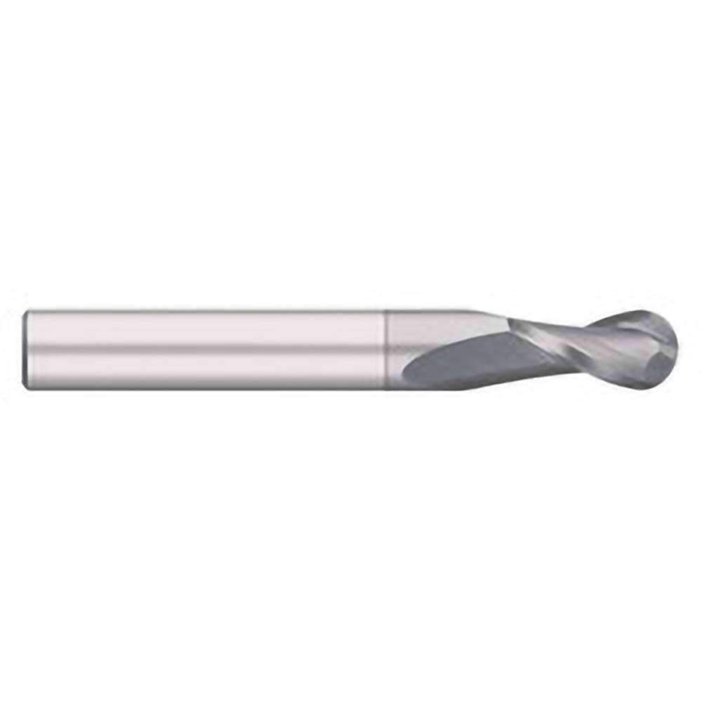 Titan USA - Ball End Mills; Mill Diameter (Inch): 1 ; Mill Diameter (Decimal Inch): 1.0000 ; Number of Flutes: 2 ; Length of Cut (Inch): 2-1/4 ; Length of Cut (Decimal Inch): 2.2500 ; Material: Solid Carbide - Exact Industrial Supply