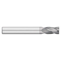 Titan USA - Square End Mills; Mill Diameter (Inch): 5/8 ; Mill Diameter (Decimal Inch): 0.6250 ; Number of Flutes: 4 ; Length of Cut (Inch): 2-1/4 ; Length of Cut (Decimal Inch): 2.2500 ; Material: Solid Carbide - Exact Industrial Supply