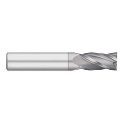 Titan USA - Square End Mills; Mill Diameter (Inch): 7/8 ; Mill Diameter (Decimal Inch): 0.8750 ; Number of Flutes: 4 ; Length of Cut (Inch): 1-1/2 ; Length of Cut (Decimal Inch): 1.5000 ; Material: Solid Carbide - Exact Industrial Supply