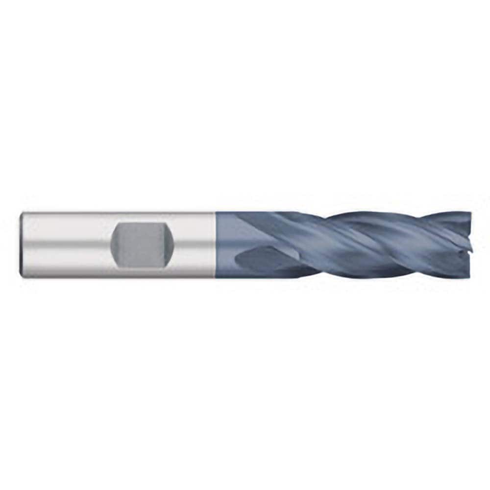 Titan USA - Square End Mills; Mill Diameter (Inch): 1-1/2 ; Mill Diameter (Decimal Inch): 1.5000 ; Number of Flutes: 6 ; Length of Cut (Inch): 2 ; Length of Cut (Decimal Inch): 2.0000 ; Material: Cobalt - Exact Industrial Supply