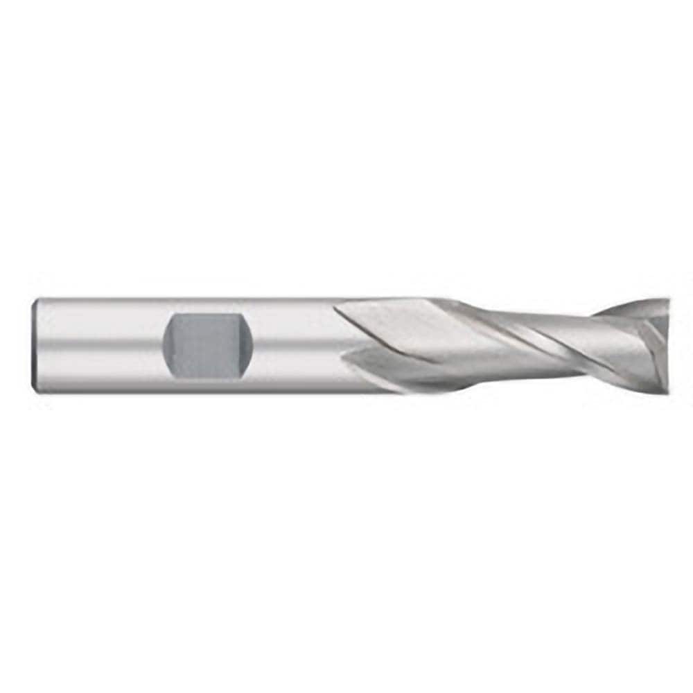 Titan USA - Square End Mills; Mill Diameter (Inch): 1 ; Mill Diameter (Decimal Inch): 1.0000 ; Number of Flutes: 2 ; Length of Cut (Inch): 1-5/8 ; Length of Cut (Decimal Inch): 1.6250 ; Material: Cobalt - Exact Industrial Supply