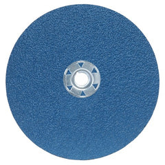 ‎7″ × 1/4″ × 5/8″-11 NorZon BlueFire F826 Fiber Disc 36 Grit Ceramic Alumina/Zirconia Alumina - USA Tool & Supply