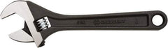 Crescent - 1/2" Jaw Capacity, 4" Standard Adjustable Wrench - Steel, Black Finish, 4" OAL - USA Tool & Supply