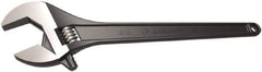 Crescent - 1-11/16" Jaw Capacity, 15" Standard Adjustable Wrench - Steel, Black Finish, 15" OAL - USA Tool & Supply