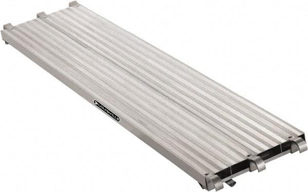 Louisville - 10' Long x 18-3/4" Wide Plank - 50 Lb Load Limit, 2" Deep - USA Tool & Supply