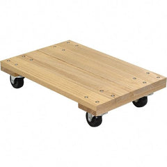 Vestil - 900 Lb Capacity Hardwood Dolly - 24" Long x 16" Wide - USA Tool & Supply