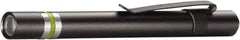 Coast Cutlery - White LED Bulb, 18 Lumens, Industrial/Tactical Flashlight - Black Aluminum Body, 1 AAA Battery Included - USA Tool & Supply