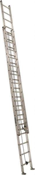 Louisville - 32' High, Type IA Rating, Aluminum Industrial Extension Ladder - 300 Lb Capacity, 29' Working Length - USA Tool & Supply