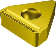 Sandvik Coromant - 0.5BP Grade 235, 5/8" Cutting Width Carbide Grooving Insert - Neutral, 0.76mm Corner Radius, TiCN/TiN Finish - USA Tool & Supply