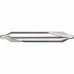 SGS - #00 Plain Cut 60° Incl Angle Solid Carbide Combo Drill & Countersink - USA Tool & Supply