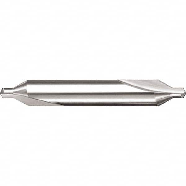 SGS - 5.00 Plain Cut 60° Incl Angle Solid Carbide Combo Drill & Countersink - USA Tool & Supply