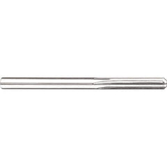 SGS - 3.5mm Solid Carbide 4 Flute Chucking Reamer - Straight Flute, 3.5mm Straight Shank, 63mm OAL - USA Tool & Supply