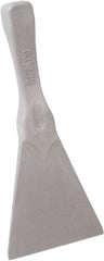 Remco - Stiff Polypropylene/Semi-Ferrous Additive Straight Scraper - 4.4" Blade Width - USA Tool & Supply