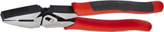 Crescent - 9-1/2" OAL, Linesman's Pliers - Serrated Jaw, Thermoplastic Handles - USA Tool & Supply