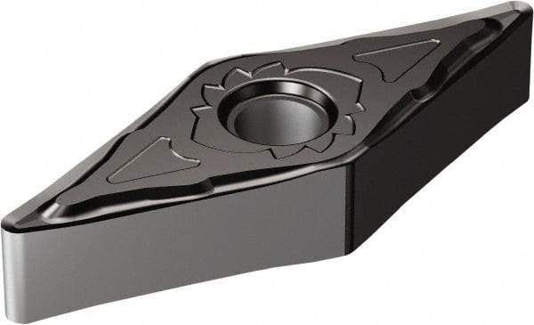 Sandvik Coromant - VNGG33.5 SGF Grade 1105 Carbide Turning Insert - TiAlN2 Finish, 35° Diamond, 3/8" Inscr Circle, 3/16" Thick, 0.2mm Corner Radius - USA Tool & Supply