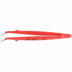 Wiha - Tweezers Type: Insulated Pattern: Angled - USA Tool & Supply