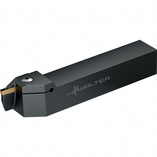 Walter - G1111, External, Right Hand, 20mm Max Depth of Cut, 5 to 5mm Groove Width, Indexable Grooving Tool Holder - GX24-3E5.., GX24-3F5.. Insert Compatibility, 25mm Shank Height, 25mm Shank Width, 152mm OAL - USA Tool & Supply