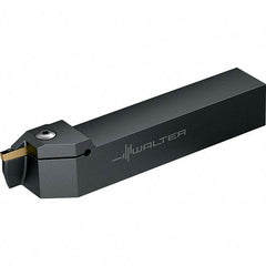 Walter - G1111, External, Left Hand, 22mm Max Depth of Cut, 3 to 3mm Groove Width, Indexable Grooving Tool Holder - GX24-2E3.. Insert Compatibility, 25mm Shank Height, 25mm Shank Width, 154mm OAL - USA Tool & Supply