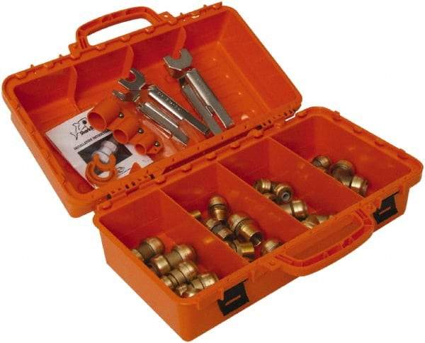 SharkBite - 26 Piece Contractor Kit - 1/4 to 1" Capacity - USA Tool & Supply