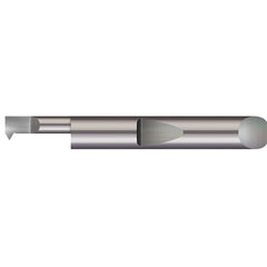 Micro 100 - Single Point Threading Tools; Thread Type: Internal ; Material: Solid Carbide ; Profile Angle: 60 ; Threading Diameter (Decimal Inch): 0.1600 ; Cutting Depth (Decimal Inch): 1.0000 ; Maximum Threads Per Inch: 56 - Exact Industrial Supply