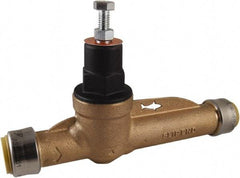 SharkBite - 3/4" Pipe, Push Fit End Connection, Bronze Body Pressure Regulating Valve - EPDM Seal, 200 psi Inlet Pressure, 10 to 70 psi Working Pressure - USA Tool & Supply
