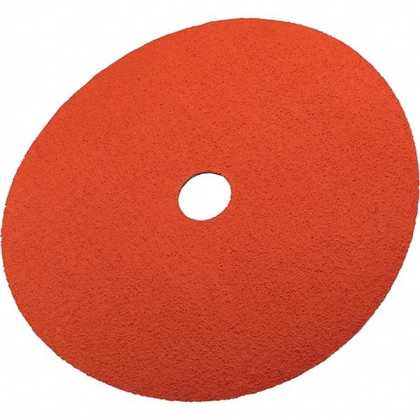 3M - 7" Diam 7/8" Hole 50 Grit Fiber Disc - Coarse Grade, Ceramic, 8,600 Max RPM, Series 785C - USA Tool & Supply