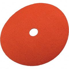 3M - 7" Diam 7/8" Hole 50 Grit Fiber Disc - Coarse Grade, Ceramic, 8,600 Max RPM, Series 785C - USA Tool & Supply
